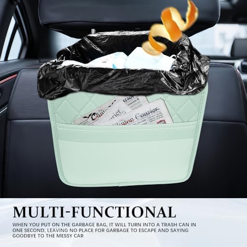 Car Seat Back Organizer, Car Organizers and Storage, Leather Multipurpose - Image 3