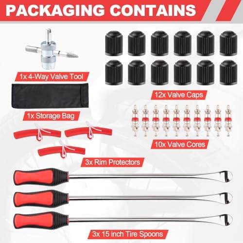 15" Tire Spoons Kit, Tire Changing Tool - Image 2