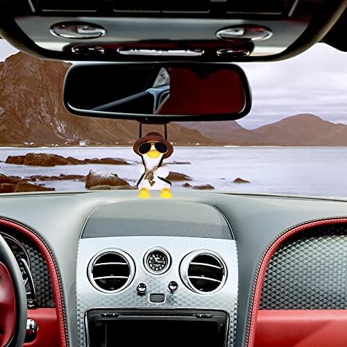 Cool Swinging Duck Car Hanging Ornament, Pendant Interior Rearview Mirror - Image 5