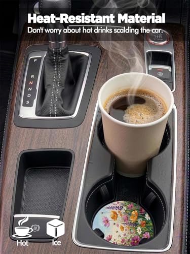 WOCOCN Car Coasters for Cup Holders - Image 3