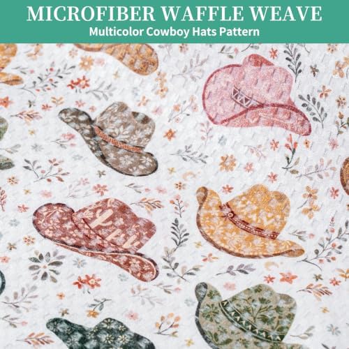 MICROFI Microfiber Waffle Weave Kitchen Towels, Super Absorbent, Fast Drying - Image 3