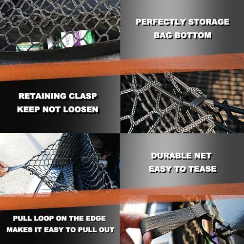 Cargo Net for Toyota RAV4 2026 Car Trunk Rear Tailgate Netting - Image 5