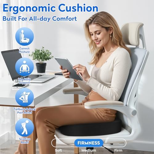 CushZone XXL Memory Foam Seat Cushion - Image 6