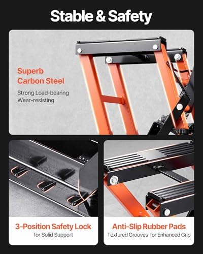 VEVOR Hydraulic Motorcycle Lift Jack 1500 LBS Capacity ATV Scissor Lift Jack - Image 5