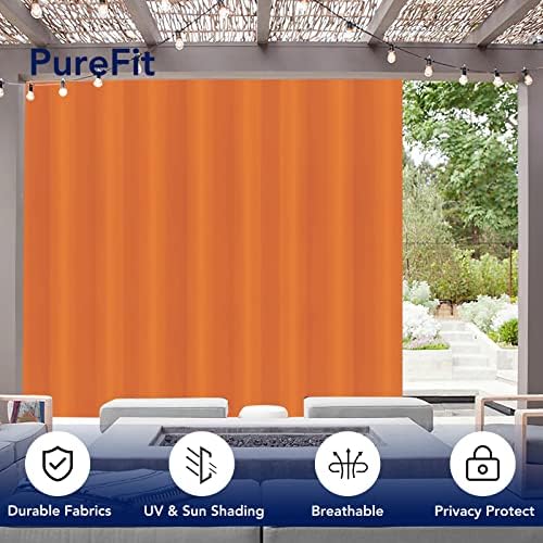 PureFit Outdoor Curtains for Patio Waterproof Weatherproof Outside Curtains - Image 3