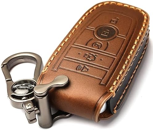 Key Shells Compatible with Ford Key Fob Cover&Case&Keychain by APEKUU