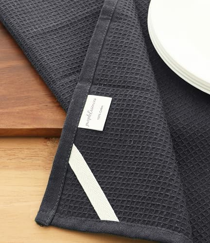 PurpleEssences Solid Kitchen Cloths, Dish Towel 15x25 Set of 4 - Image 6