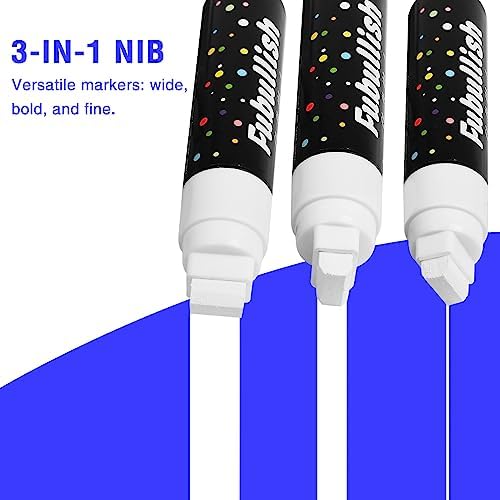 Window Chalk Markers for Cars 5 Pack Washable, Big Chalkboard Markers for Car - Image 2