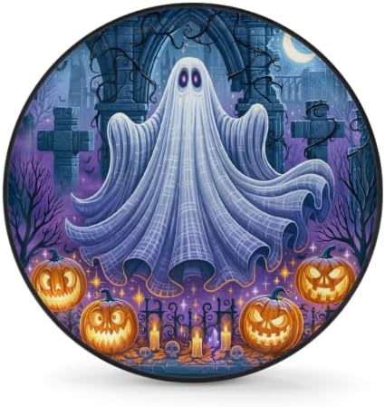 Halloween Spare Tire Cover Waterproof Dust-Proof Spare Wheel Covers by Unknown