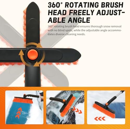 36" Extendable & Removable Snow Brush - Image 2