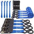 CARTMAN Ratchet Straps, 15 ft x 1 in, 2000 lb Break by CARTMAN