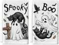 Halloween Kitchen Towels by CusugbasoHomeDecor