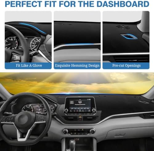 FIILINES Dash Cover for 2019-2025 2026 Nissan Altima, Dashboard Mat Exact Fit - Image 4