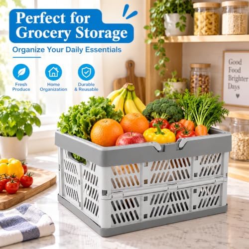 3 Pack Collapsible Storage Basket - 20L - Image 7
