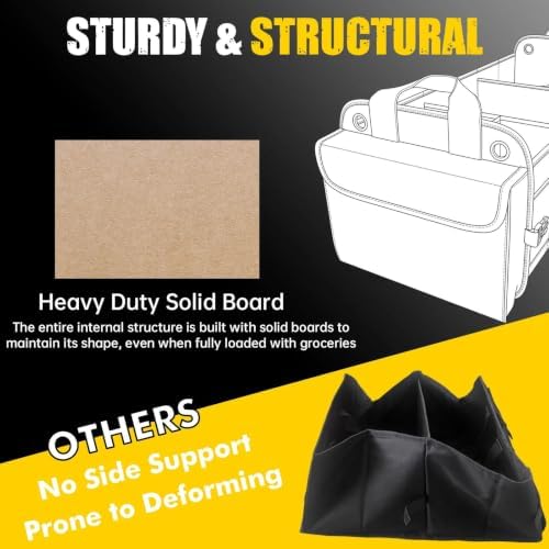MIKKUPPA Trunk Organizer with Cooler - 100L Collapsible Car Organizer - Image 3