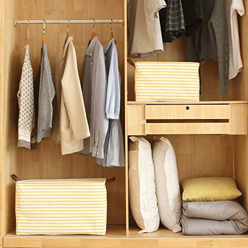 Hinwo 70L Extra Large Canvas Storage Bin - Image 3