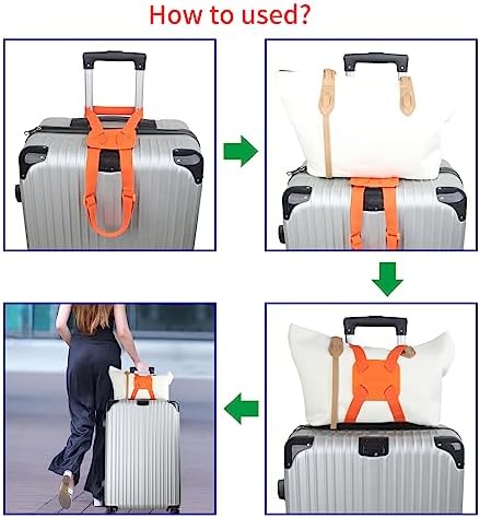 Luggage Straps，Luggage Straps for Suitcases Add a Bag Easy to Travel Belt for - Image 4