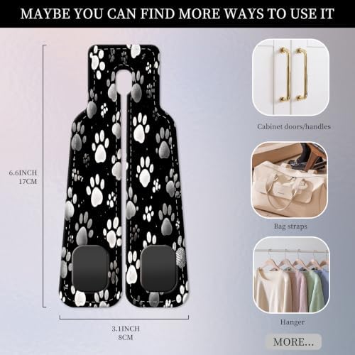 PU Leather Car Seat Hook, Storage Headrest Hanger, Cute Car Backseat Organizer - Image 4