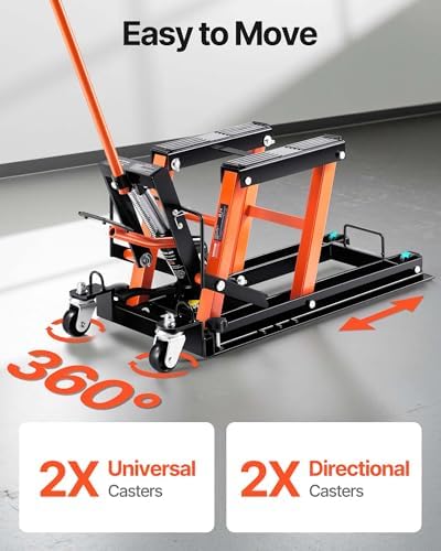 VEVOR Hydraulic Motorcycle Lift Jack 1500 LBS Capacity ATV Scissor Lift Jack - Image 6
