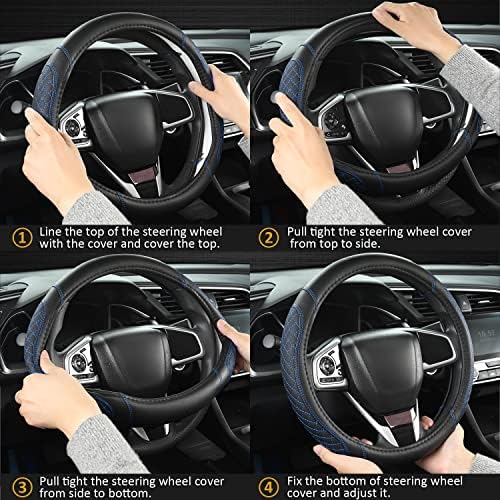 West Llama Car Steering Wheel Cover - Image 6