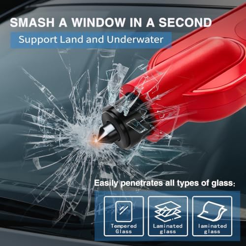 Tool, 2026 New Underwater Operable Car Glass Breaker and Concealed Seat Belt - Image 2