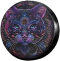 Delerain Spare Tire Cover Bohemian Mandala Cat Wheel Covers Sun Protection by Delerain