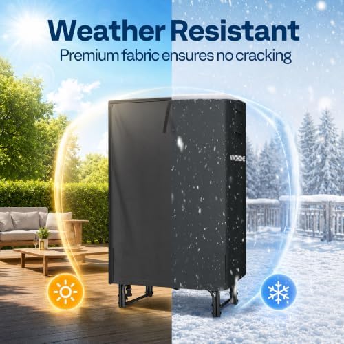 VIVOHOME 2ft Waterproof Outdoor Firewood Log Rack Cover - Image 2