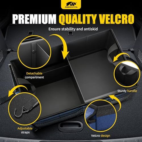 MIKKUPPA Trunk Organizer with Lid - 65L Car Organizer with Cooler - Image 5