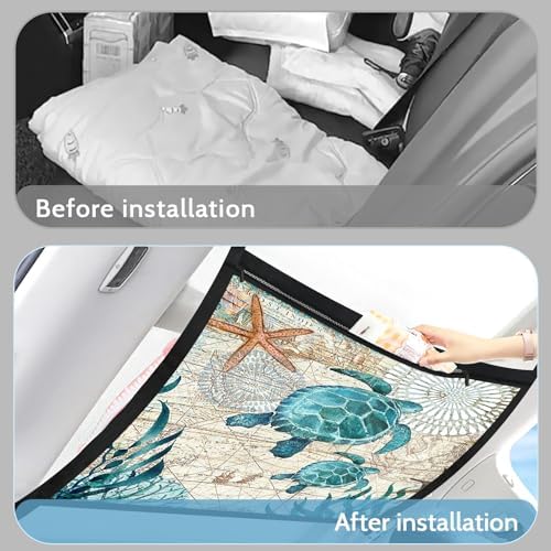 Seaturtle Car Ceiling Cargo Net Pocket Hanging Storage Bag - Image 5
