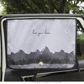 Magnetic Car Sun Shade Curtain for Side Window – Sun Blocker and UV Protector by Unknown