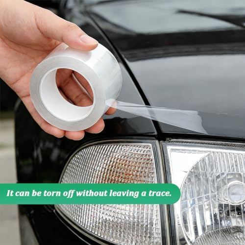 Car Door Edge Protector, 1.96In x 33Ft Anti-Collision Transparent Invisible - Image 6