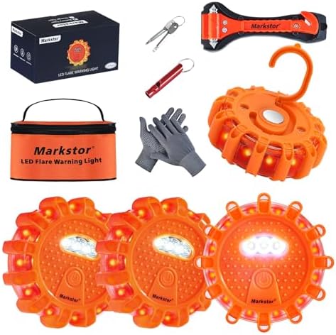 LED Road Flare, Emergency Safety Kit by Markstor