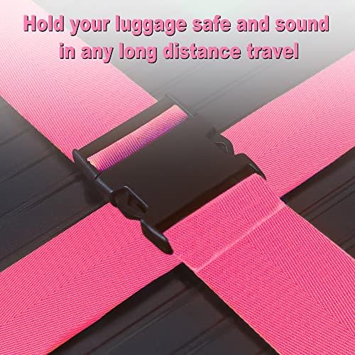 Chelmon Luggage Straps for Suitcases TSA Approved Travel Essentials 4 Pack - Image 4