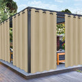 PureFit Outdoor Curtains for Patio Waterproof Weatherproof Outside Curtains by PureFit