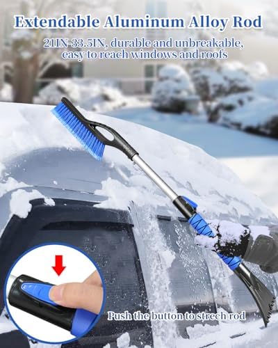 33'' Snow Brush and Ice Scraper - Image 2