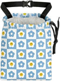 Checkered Smiling Daisy Car Trash Bag by AmazerPad