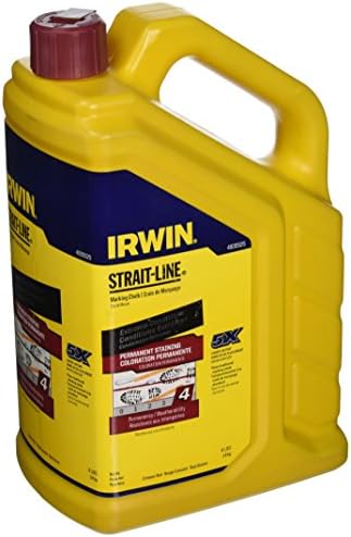 Irwin Tools IRWIN STRAIT-LINE Marking Chalk, Permanent Staining, Crimson Red by IRWIN