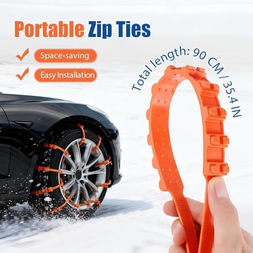 Adjustable Anti-Slip Tire Zip Ties - Image 2