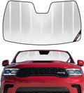 Pigenius Windshield Sun Shade for Dodge Durango 2021-2025. Reflective Aluminum by Pigenius