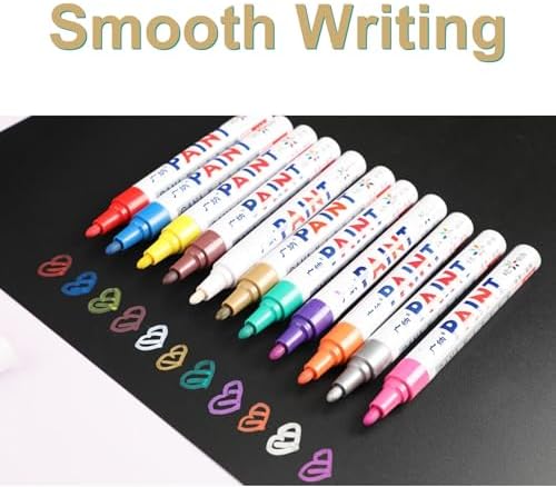 12 Pack Waterproof Tire Paint Pen, Oil Based Tire Marker - Image 4