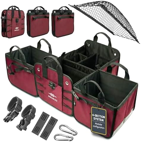 Extra Large Modular Car Trunk Organizer System by DURABLEZ