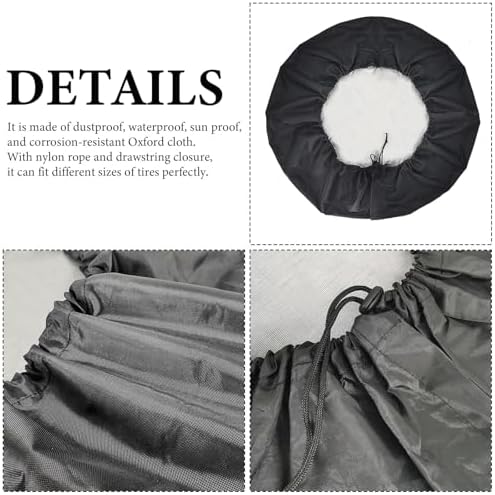 Puerto Rico Flag Tire Covers, Dust-Proof Weatherproof Wheel Covers Wheel Tire - Image 2