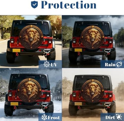 Lion Spare Tire Cover Waterproof Dust-Proof Spare Wheel Covers - Image 7