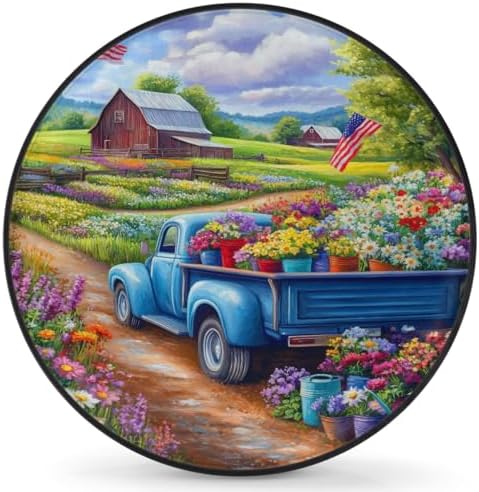 Garden Spare Tire Cover 17in Spare Wheel Covers Tire Storage Cover by YoYoYuchong