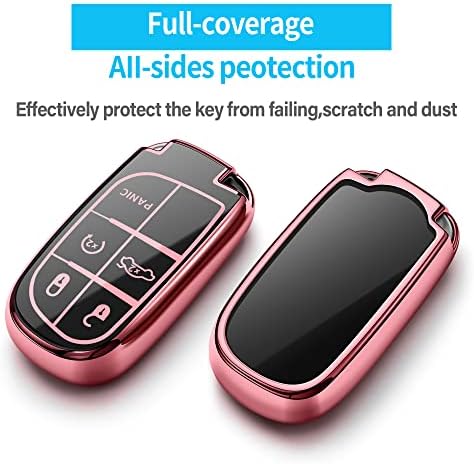 Tukellen for Jeep Key Fob Cover Special Soft TPU Key Case Key Shell Compatible - Image 3