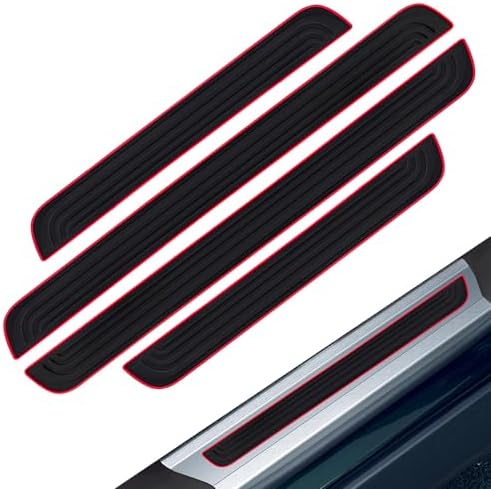4PCS Car Door Sill Protector, Car Door Edge Guards, Anti-Scratch Rubber Auto by Unknown