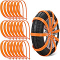 BBTO 20 Pcs TPU Snow Tire Chains Emergency Anti Skid Straps by BBTO