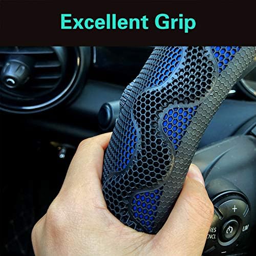 PINCTROT D Shaped 14 Inch Small Steering Wheel Cover Great Grip - Image 4