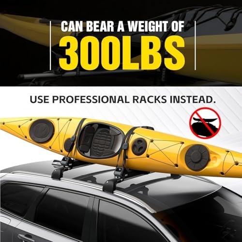 YZONA 53" Heavy Duty 300 LBS Universal Roof Rack Cross Bars - Image 6