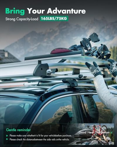 Scitoo Roof Rack Cross Bars Side Rails Baggage Carrier - Image 5